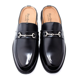 [GIRLS GOOB] Men's Dress Shoes Mules, Loafers Casual Dress Sandals, Synthetic Leather - Made in KOREA